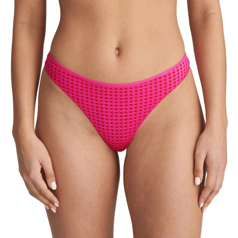 Marie Jo Avero Electric Pink Thong Front