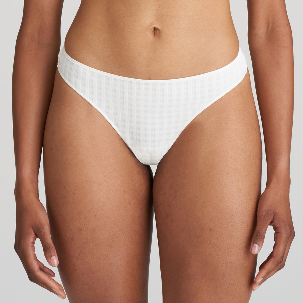 Marie Jo Avero Ivory Thong Front