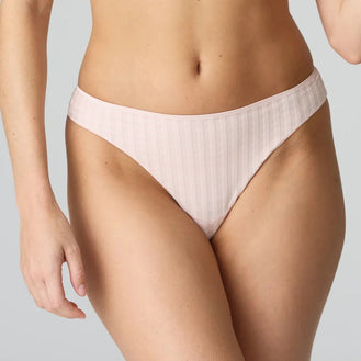 Marie Jo Avero Pearly Pink Thong Front