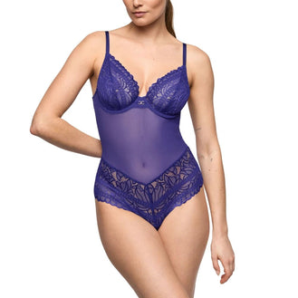 Marie Jo Cerina Velvet Blue Body Front