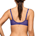 Marie Jo Cerina Velvet Blue Full Cup Bra Back