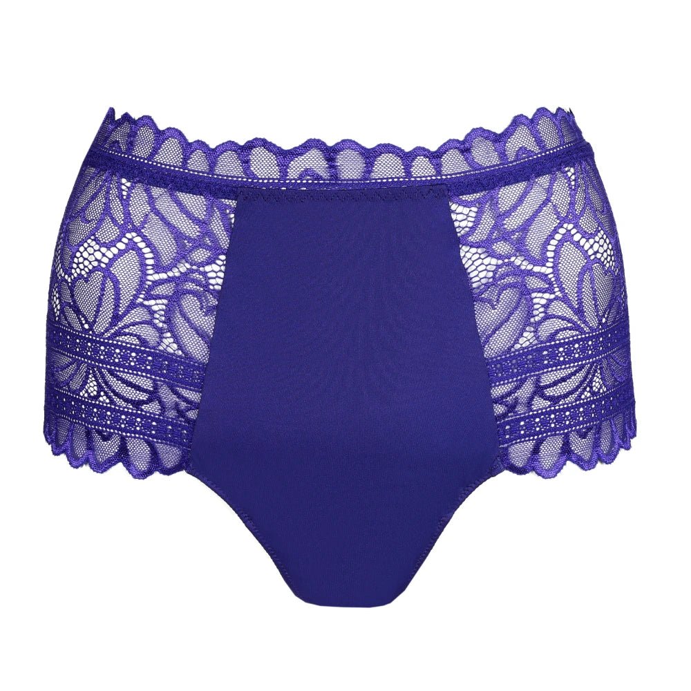 Marie Jo Cerina Velvet Blue High Waist Briefs