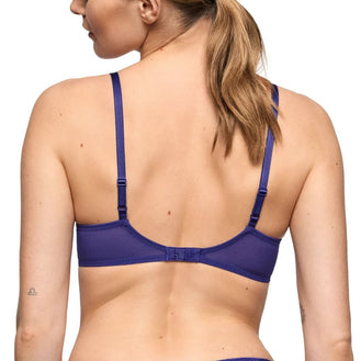 Marie Jo Cerina Velvet Blue Push-Up Bra Back