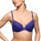Marie Jo Cerina Velvet Blue Push-Up Bra Front