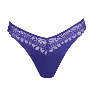 Marie Jo Cerina Velvet Blue Thong