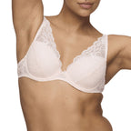Marie Jo Cyrile Crystal Pink Plunge Bra Front