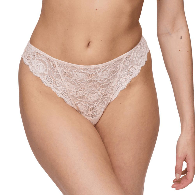 Marie Jo Cyrile Crystal pink Thong Front