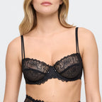 Marie Jo Jane Black Balcony Bra Front