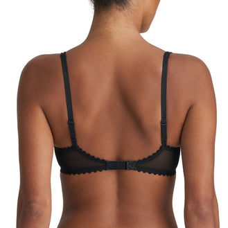 Marie Jo Jane Black Half Padded Balcony Bra Back