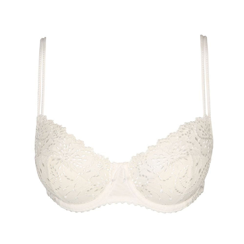 Marie Jo Jane Ivory Black Half Padded Balcony Bra