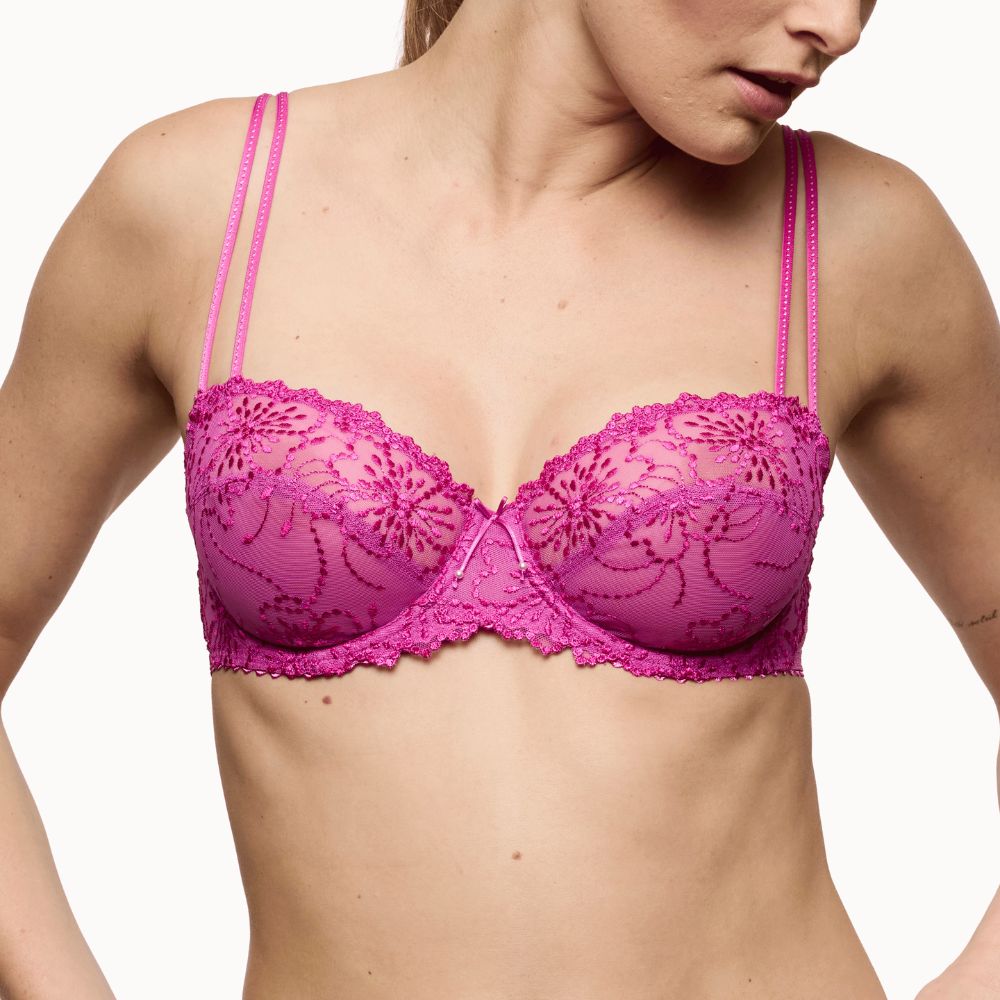 Marie Jo Jane Orchid Bliss Balcony Bra Front