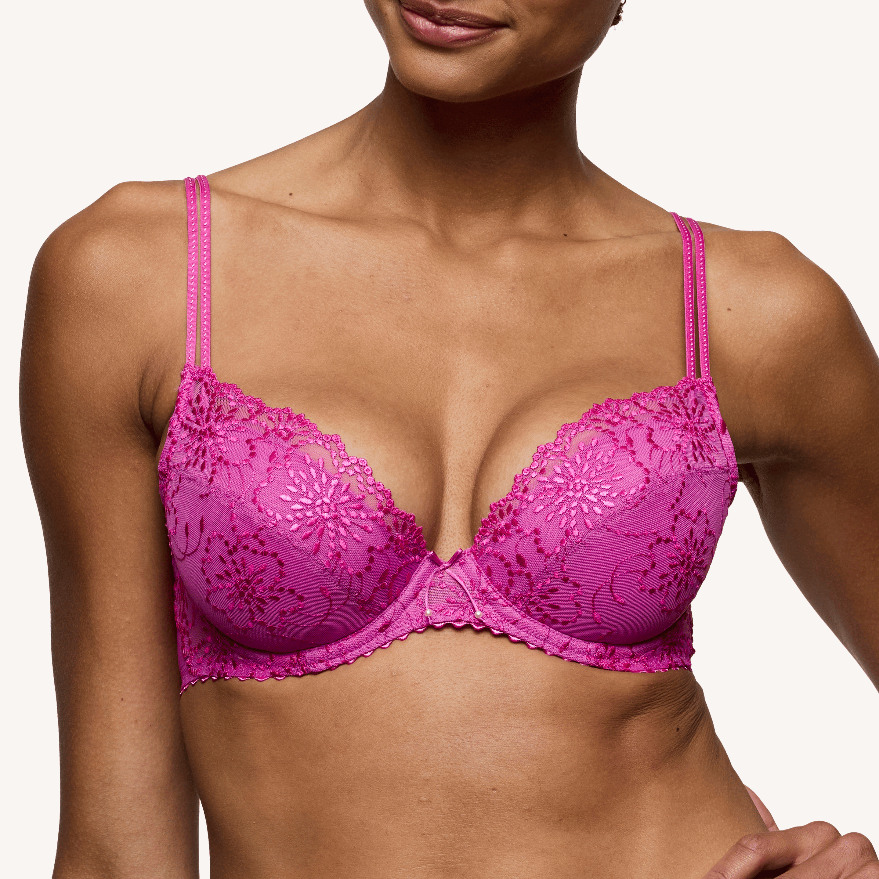 Marie Jo Jane Orchid Bliss Push-up Bra Front