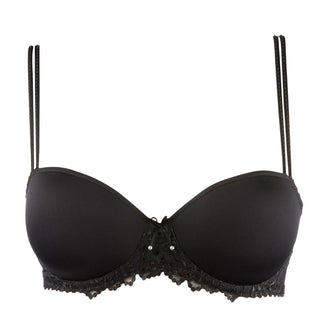 Marie Jo Jane Padded Black Balcony Bra