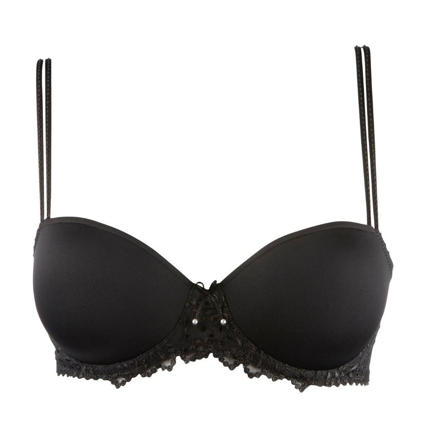 Marie Jo Jane Padded Black Balcony Bra
