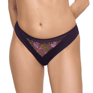 Marie Jo Loish Purple Rio Briefs AME  Front