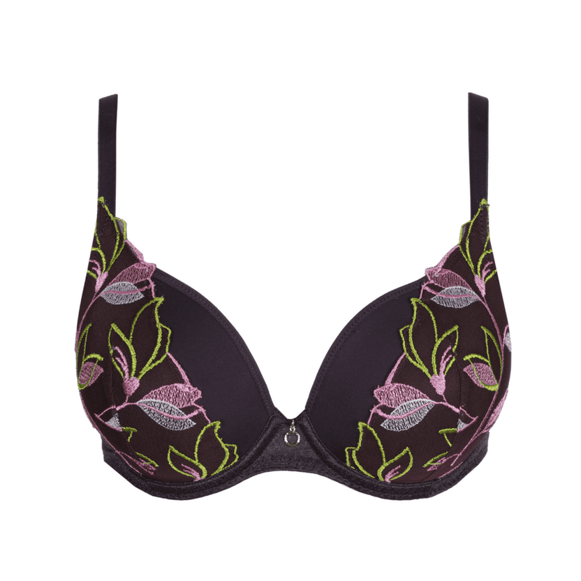 Marie Jo Loish Purple Plunge Bra Silhouette AME