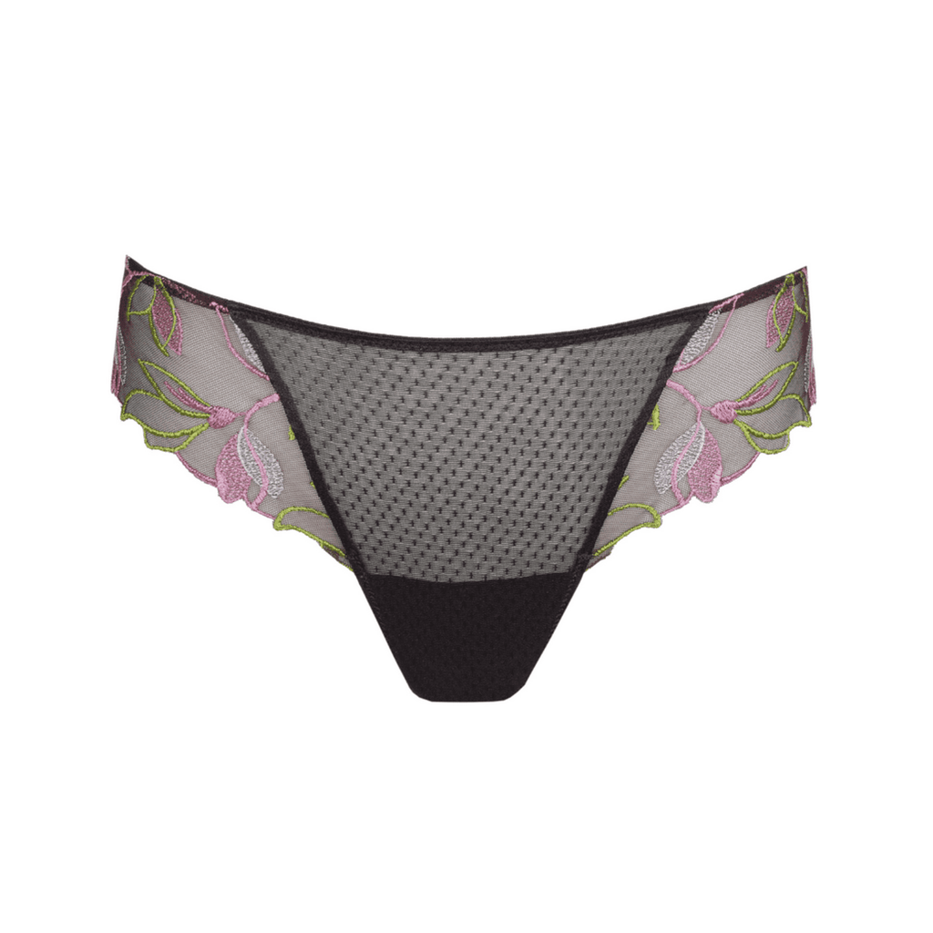 Marie Jo Loish Purple Luxury Thong AME