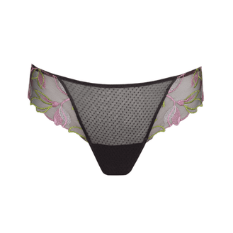 Marie Jo Loish Purple Luxury Thong AME
