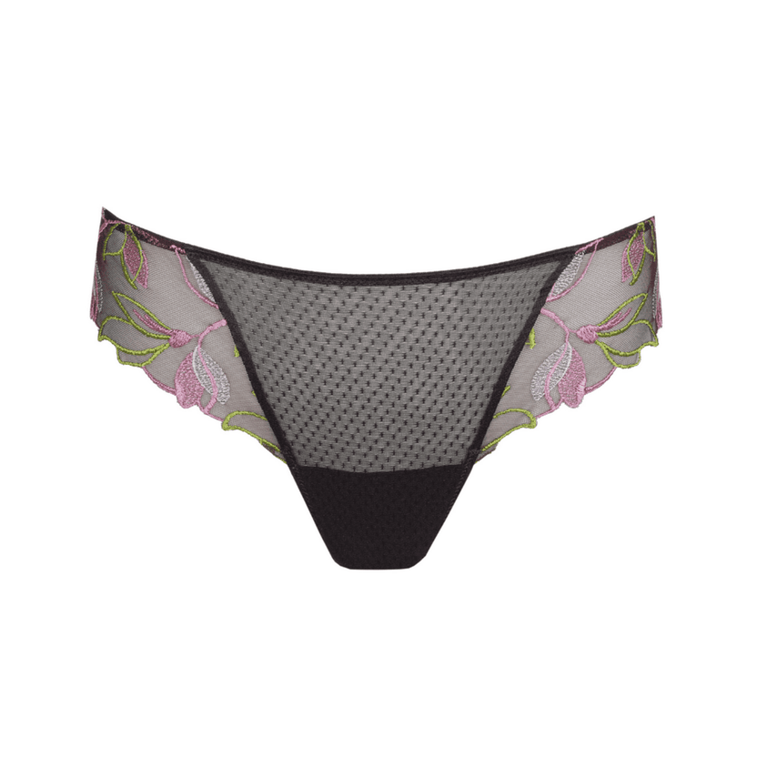 Marie Jo Loish Purple Luxury Thong AME