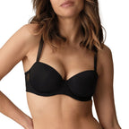 Marie Jo Louie Black Balcony Bra Front