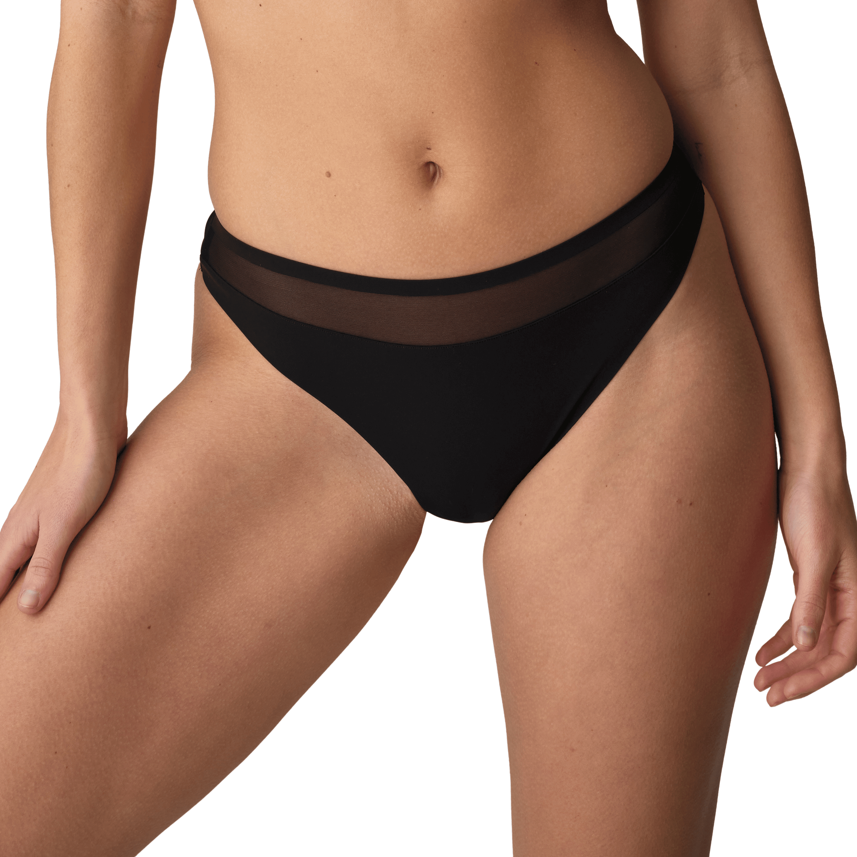 Marie Jo Louie Black Thong Front