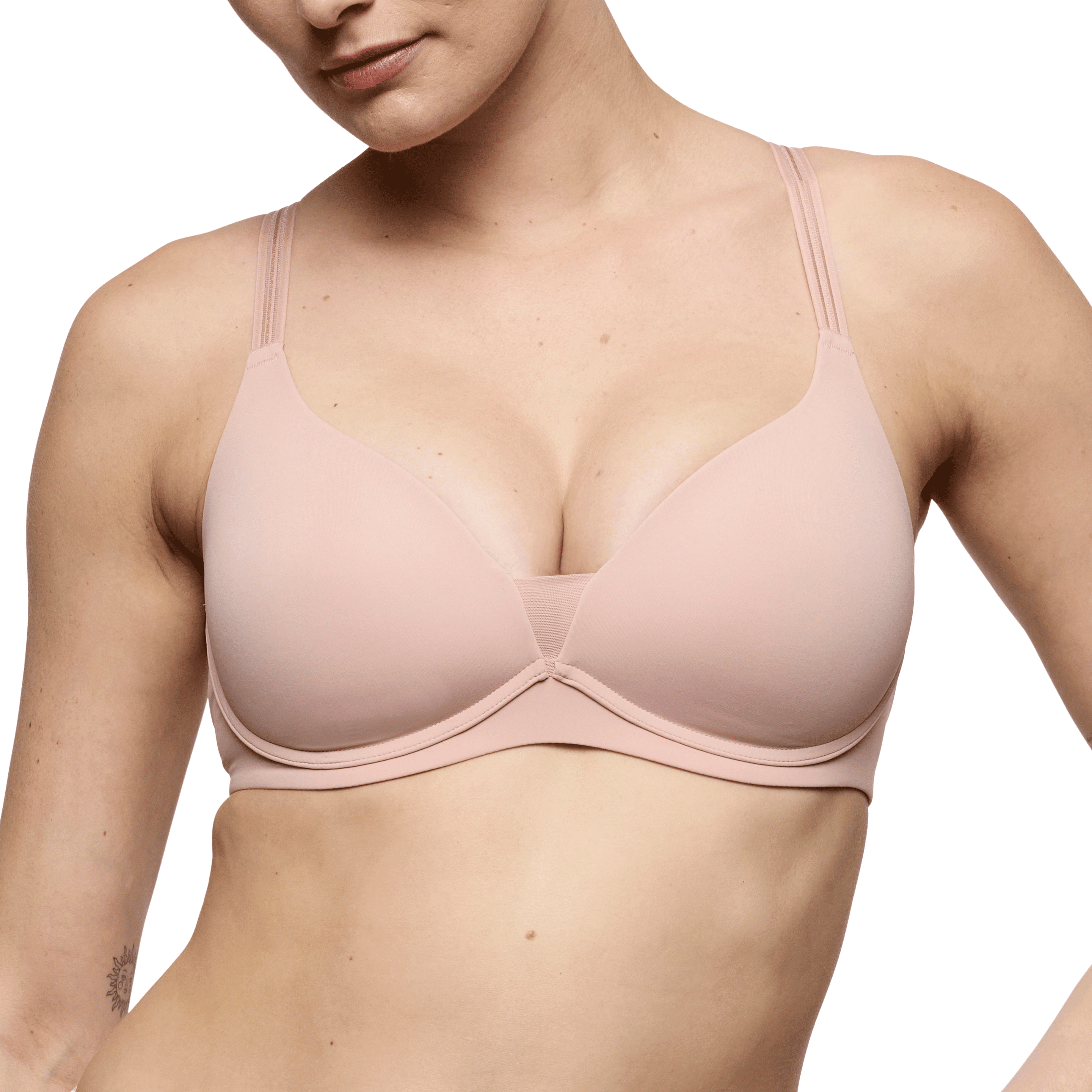Marie Jo Louie Powder Rose Wireless Bra Front