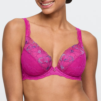 Marie Jo Noemy Pink Push-Up Bra Front