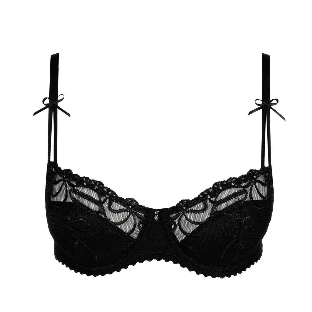Marie Jo Noova Black Half Padded Balcony Bra
