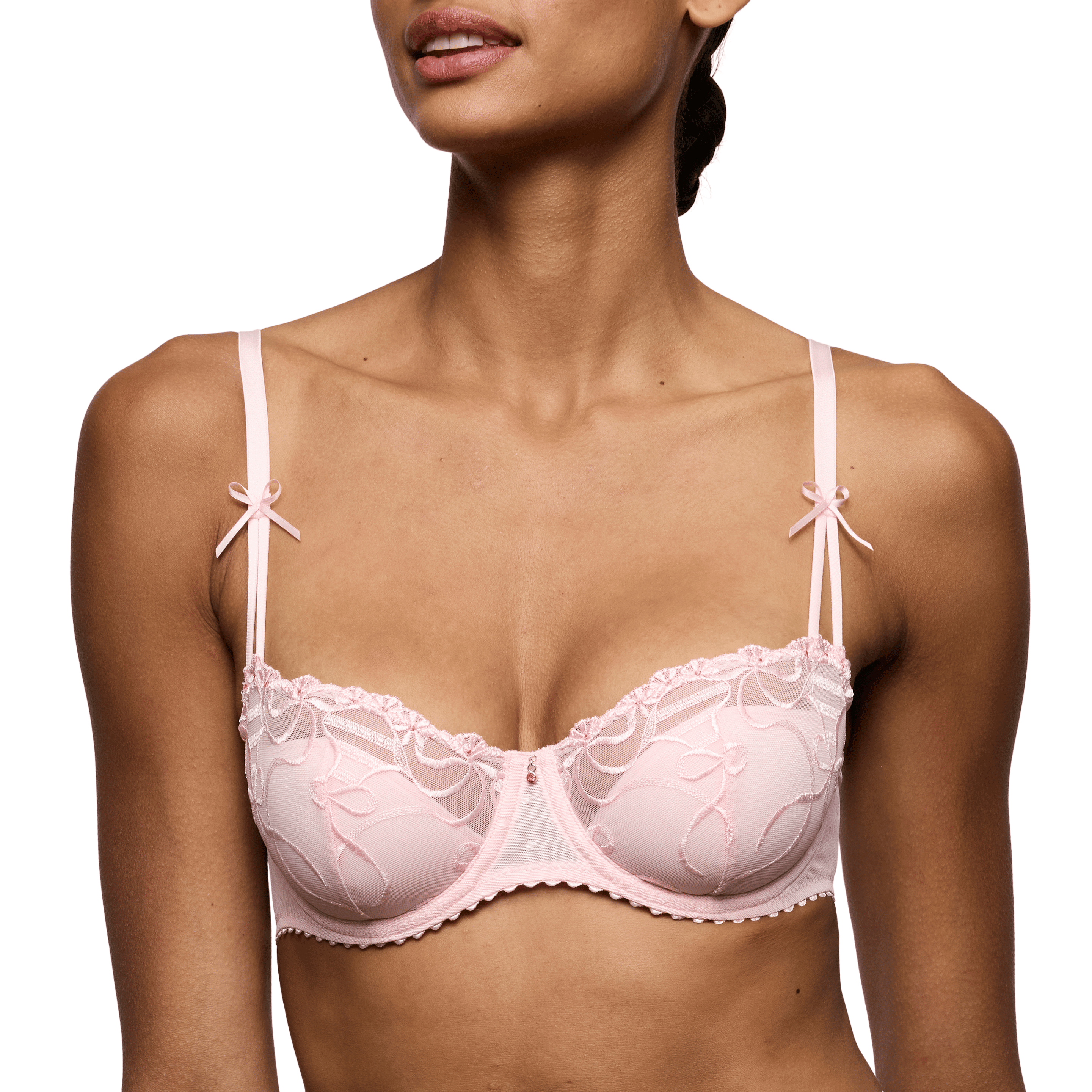 Marie Jo Noova Gardenia Rose Half Padded Balcony Bra Front