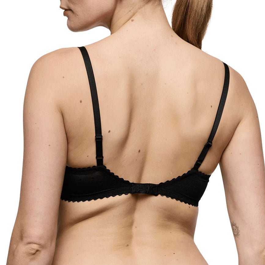 Marie Jo Noova Black Plunge Bra Back