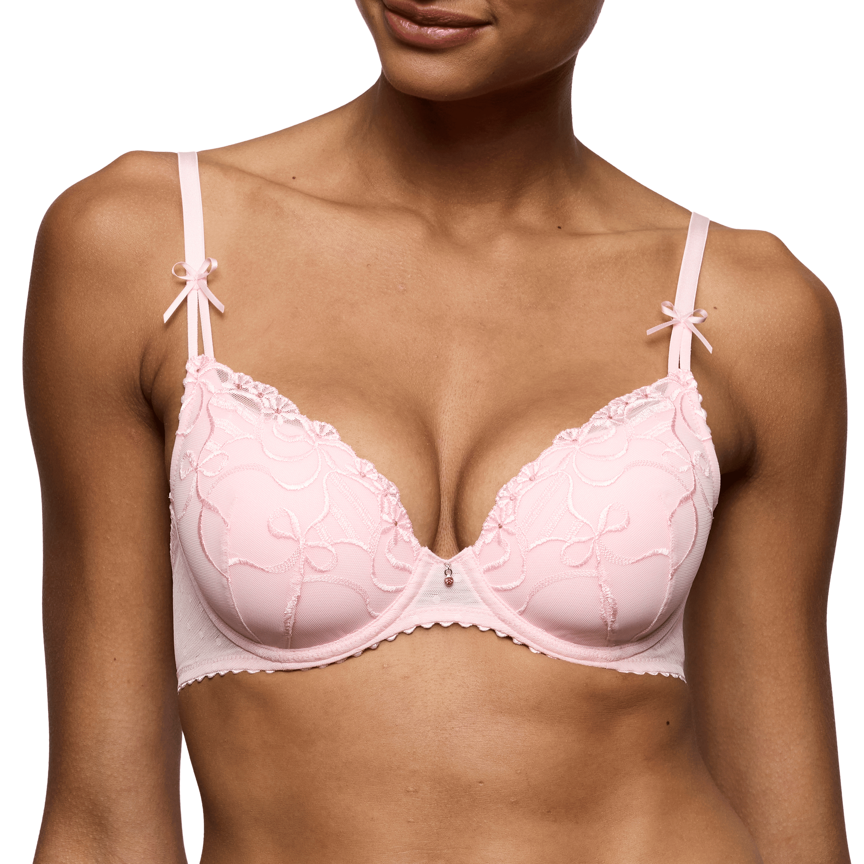 Marie Jo Noova Gardenia Rose Plunge Bra Front