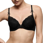 Marie Jo Noova Black Plunge Bra Front