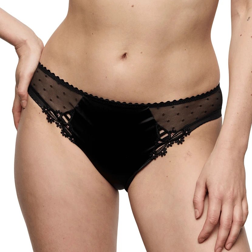 Marie Jo Noova Black Rio Briefs Front