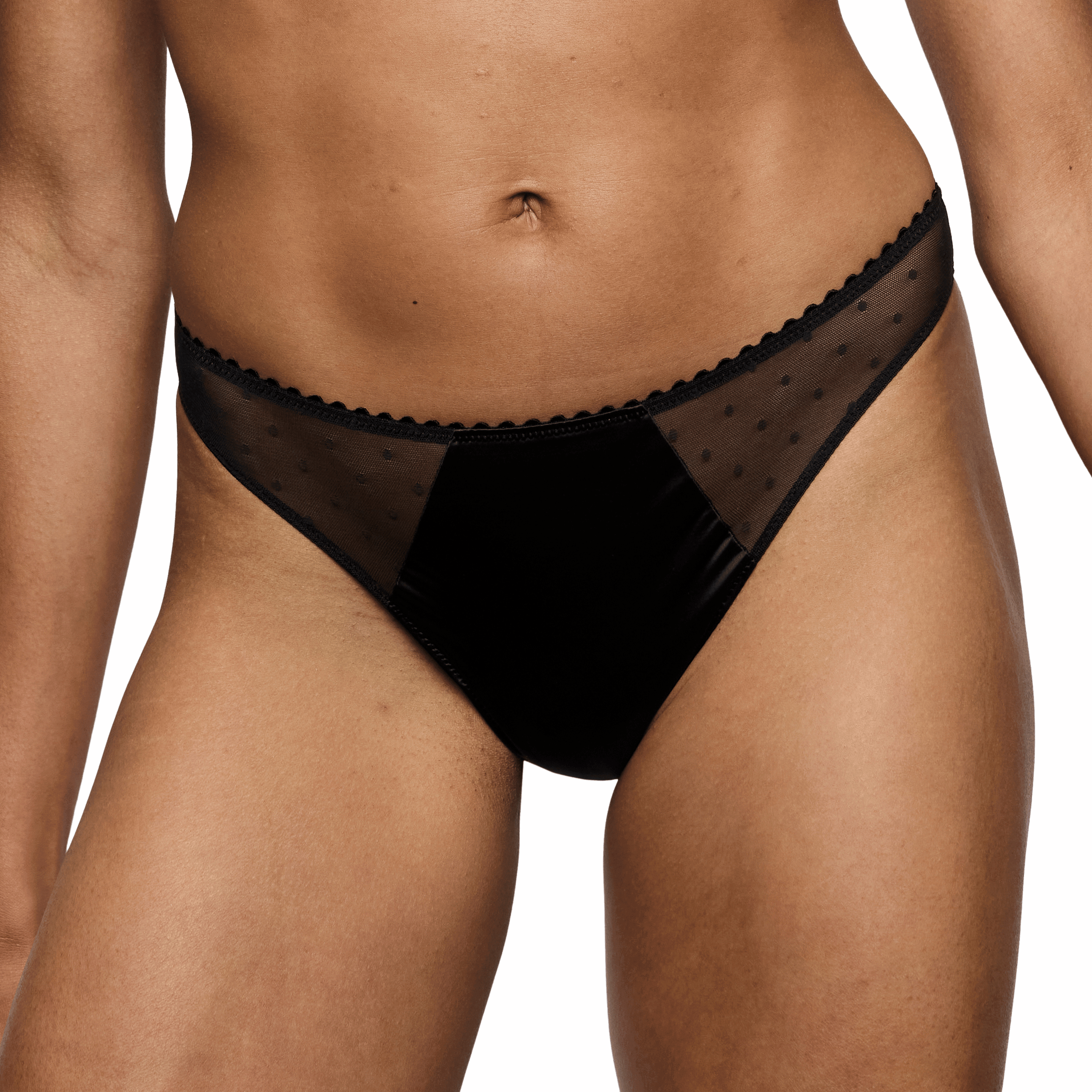 Marie Jo Noova Black Thong Front
