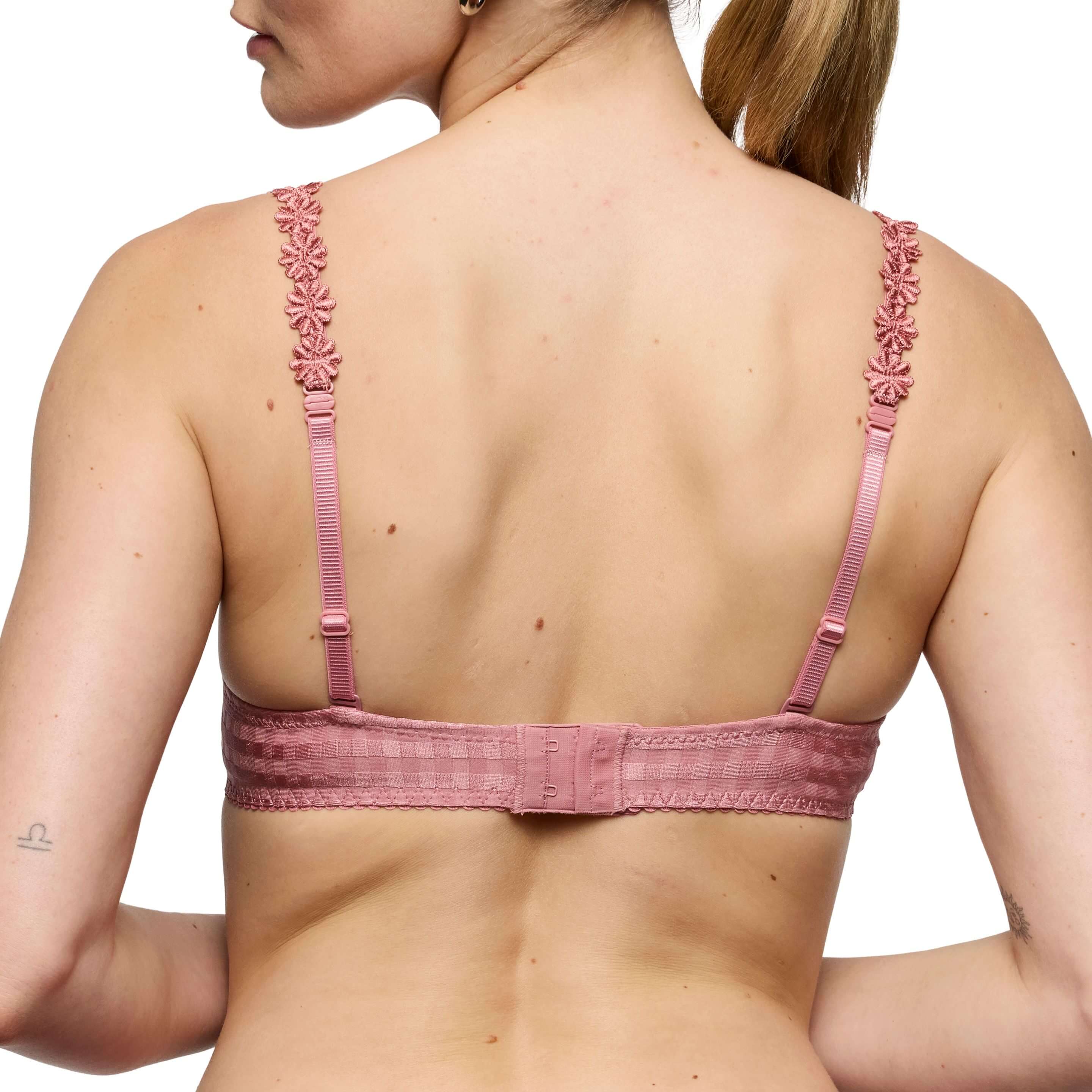 Marie Jo Padded Pink Balcony Bra Back