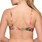 Marie Jo Swim Norma Jeanne Tropical Sunset Plunge Bikini Top Back