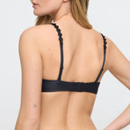 Marie Jo Tom Padded Charcoal Balcony Bra Back