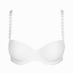 Marie Jo Tom Padded White Balcony Bra