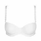 Marie Jo Tom Padded White Balcony Bra 