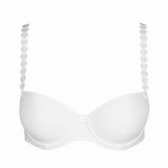 Marie Jo Tom Padded White Balcony Bra 