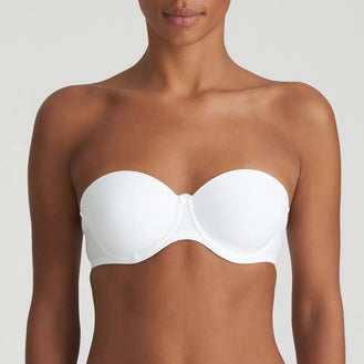 Marie Jo Tom Ivory Strapless Bra Front