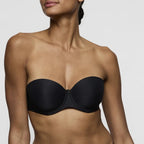 Marie Jo Tom Charcoal Strapless Bra Front