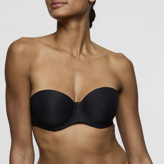 Marie Jo Tom Charcoal Strapless Bra Front