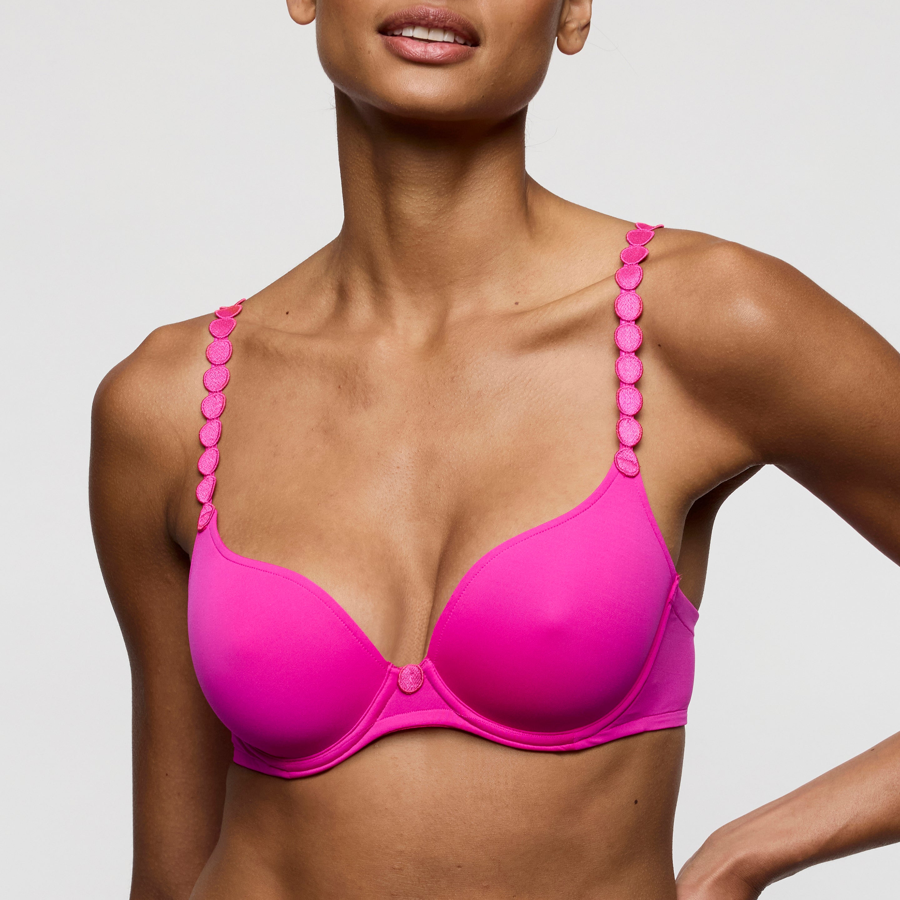 Marie Jo Tom Pink Heartshaped Bra Front