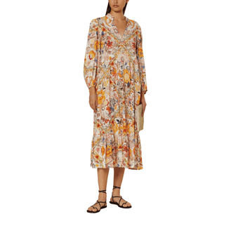 Maryan Mehlhorn Exuberance Papaye Dress Front