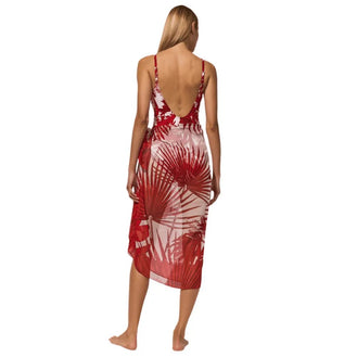 Maryan Mehlhorn Palmaria Creme Rouge Pareo Back