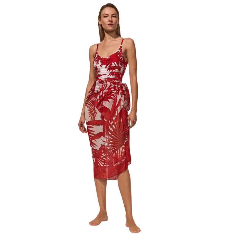 Maryan Mehlhorn Palmaria Creme Rouge Pareo Front