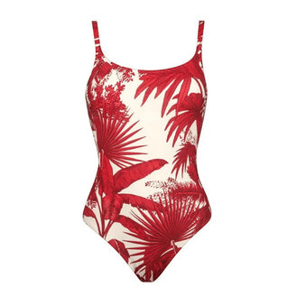 Maryan Mehlhorn Palmaria Creme Rouge Swimsuit