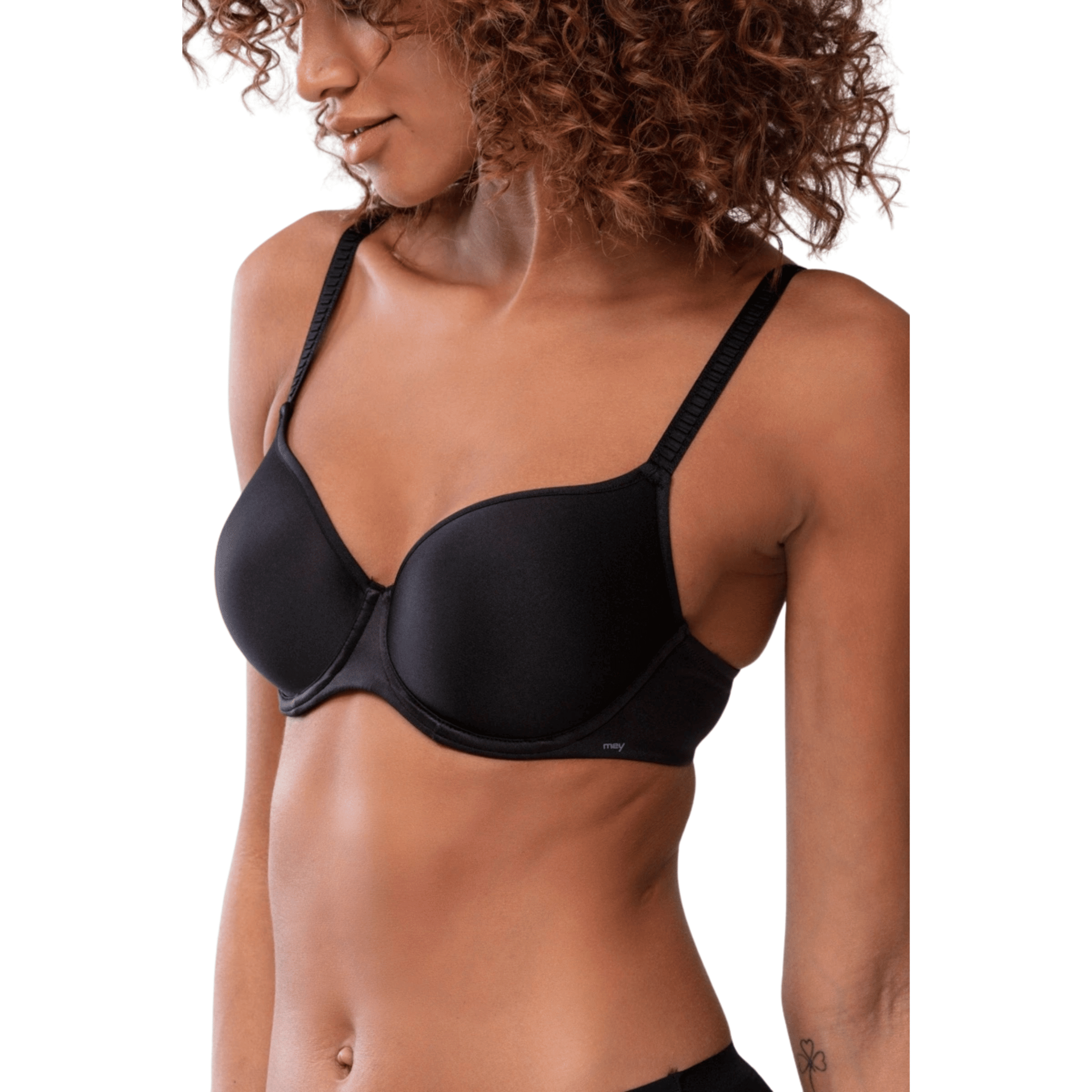 Mey Joan Black T-shirt Bra Side