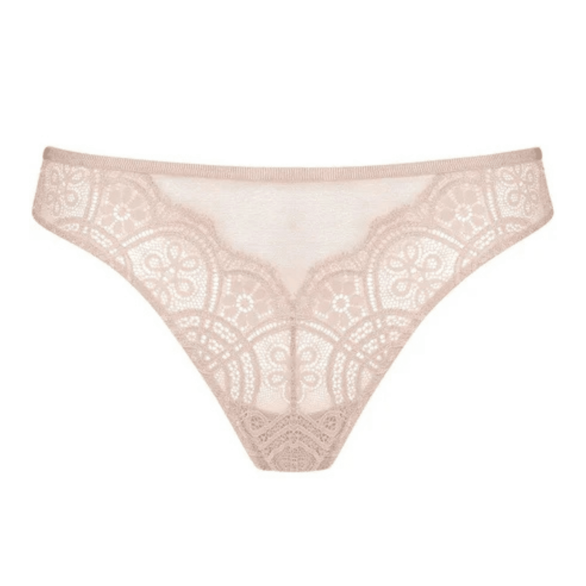 Mey Stunning Beige Lace Thong